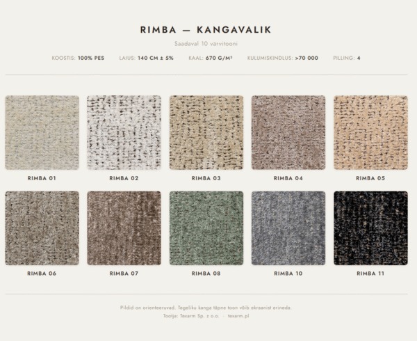 Kulmasohva Rimba sähkötoiminen